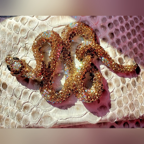 Genuine python clutch bag "SNAKEBAG" - Picture 2 of 6